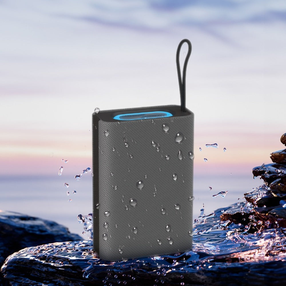 Portable Bluetooth Speaker PEICHENG Compact Stereo Model with USB-C, Button Controls and Four Colors