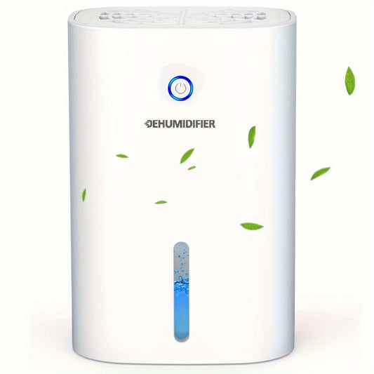 Dehumidifier for Home 215 Sq Ft | Quiet Portable 27oz Peltier Mini Dehumidifier with Auto Shut-Off for Bedroom, Bathroom, Basement, Closet, Kitchen & RV | Keeps Humidity Below 45% | White