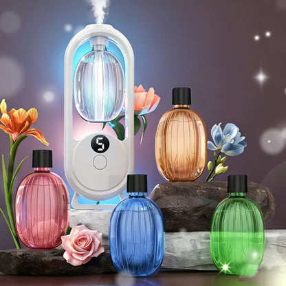 Aromatic Essential Oils for Diffuser 4-Pack Natural Plant Extracts Long-Lasting Floral Scent 4.06oz Portable Travel Size for Bedroom Relaxation Aromatherapy Gift
