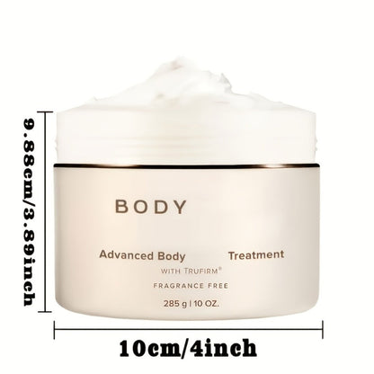 Body Cream TRUFIRM 285g Screw-Top Jar with White Cream Texture for External Shoulder Arm and Body Application