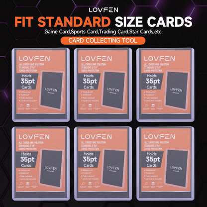 Hard Plastic Top Loaders 3x4 Baseball Card Protective Cases – Trading Card Holders for Sports Cards Football Basketball MTG Pokemon | 100 200 1000ct Bulk Pack for Collectors