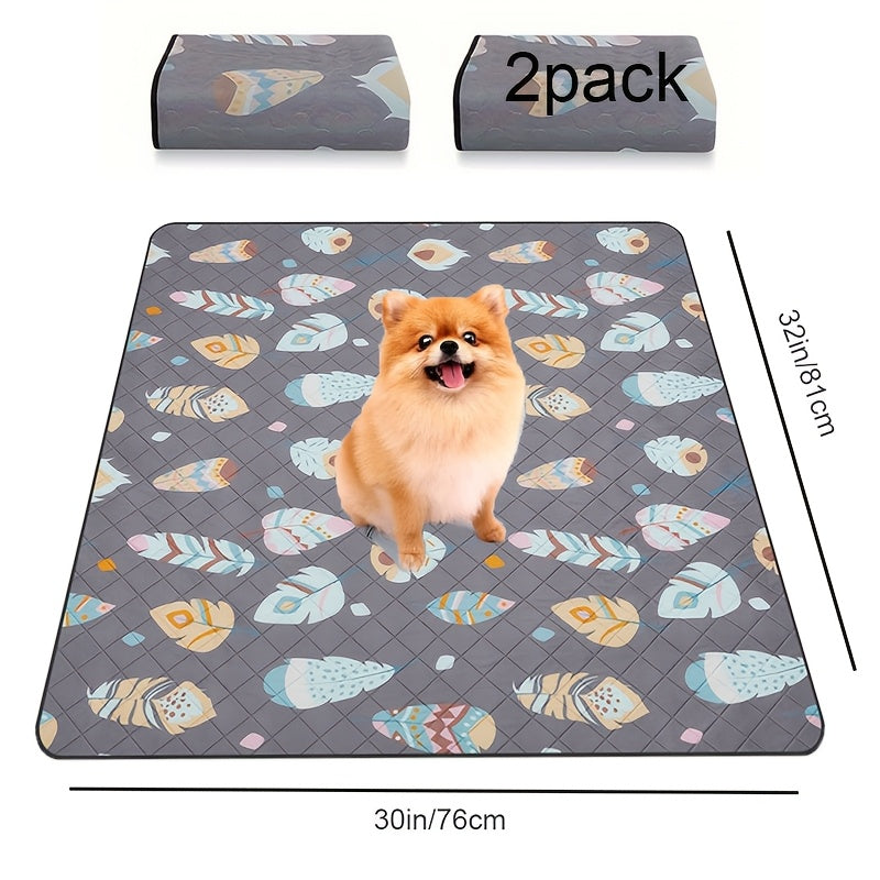 Washable Pee Pads for Dogs – Ultra-Absorbent Reusable Puppy Training Pads, Leak-Proof & Non-Slip Whelping Pads for Playpen, Crate & Housebreaking | Multiple Sizes, Gray