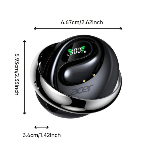 Acer TWS In-Ear Earbuds Noise Canceling Touch Control Sports Wireless Headphones Long Battery Life Lightweight for Running Workout Calls Compatible with Phone Tablet Valentine Gift