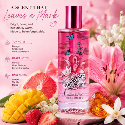 Eau de Parfum for Women 100ml - Fruity Fragrance Spray with Mango Grapefruit Wild Strawberry Apple | Long Lasting EDP for Dating Daily Wear Parties Gift 3.4oz