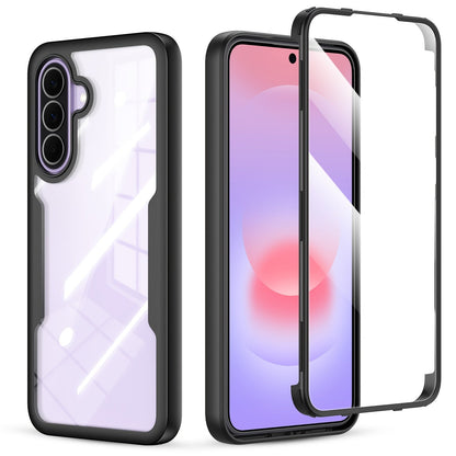 Rugged Samsung Galaxy A-Series Phone Case with Built-In Screen Cover in Four Colors and Six Model Options