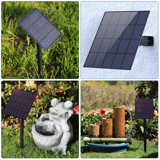 Solar Fountain Pump IPX8 Waterproof – Bird Bath Pond Garden Pump