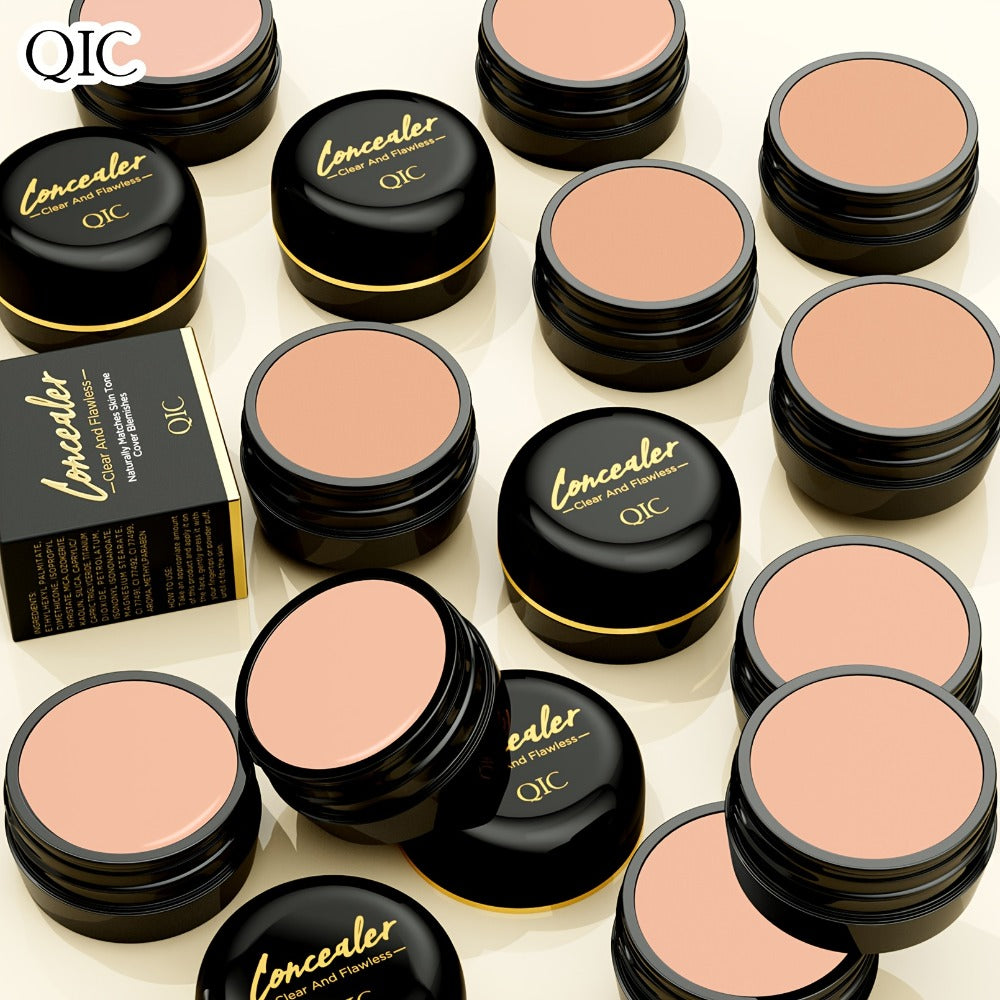 Two-Piece Concealer Cream Set with Matte Finish and Buildable Coverage for Spots and Everyday Face Makeup