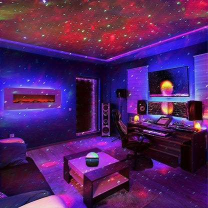 Star Projector Galaxy Night Light with Remote – Aurora Borealis LED Starry Sky Projector, 7 Lighting Effects for Bedroom, Camping, Wedding, Holiday Party & Home Decoration