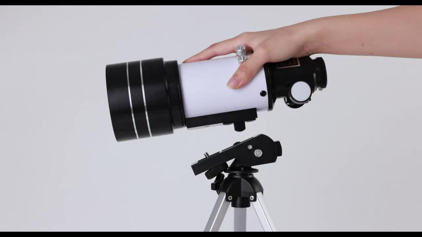 F30070 Refractor Telescope Kit with 13.6-Inch Tube, 20.9-Inch Tripod and Phone Adapter Pictured