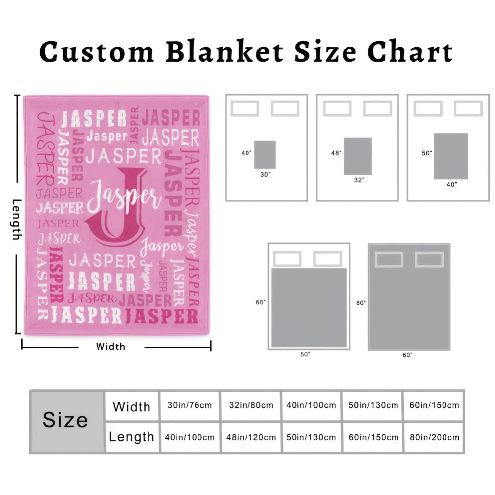 Flannel Throw Blanket 280 GSM in Multiple Colors and 30 x 40, 40 x 50, 50 x 60 or 60 x 80 Inch Sizes