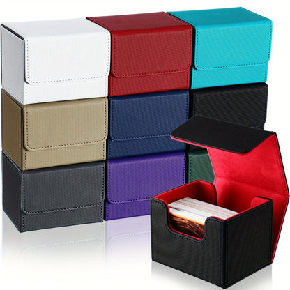 TCG Magnetic Deck Box 10 Pack – 100+ Card Capacity Storage Cases for MTG, Pokemon & Yu-Gi-Oh, 10 Vibrant Colors, Bulk Deck Organizer Set for Trading Card Game Players, Collectors & Tournament Use