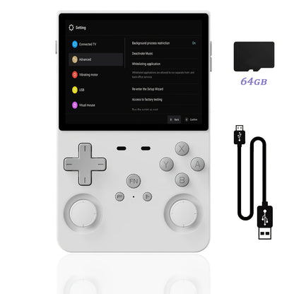 Handheld Game Console L35 with 3.5-Inch IPS HD Display, Open-Source Linux & 64GB/128GB Storage Options