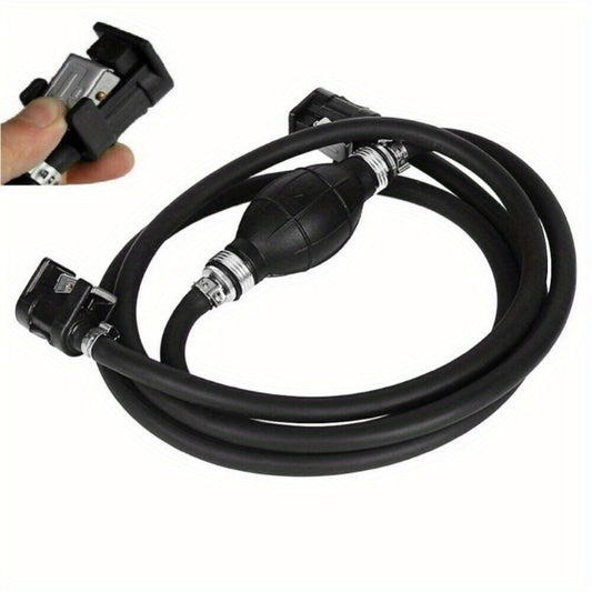 Outboard Fuel Line Assembly with Primer Bulb – 5/16" Marine Fuel Hose for Yamaha, Johnson, Mariner, Mercury, OMC 4-200HP (1988-1998)