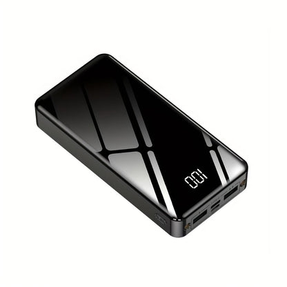 Power Bank 50000mAh 22.5W Two-Way Charging with Dual Input/Output and Digital Display in Black or Red