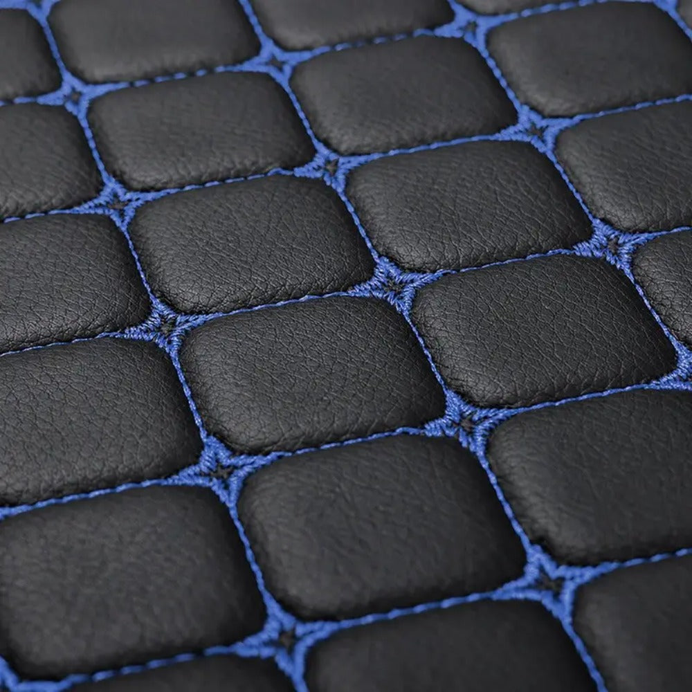 Car Seat Cover Rear Bench Protector with Source-Listed Water-Resistant Surface in Black or Red