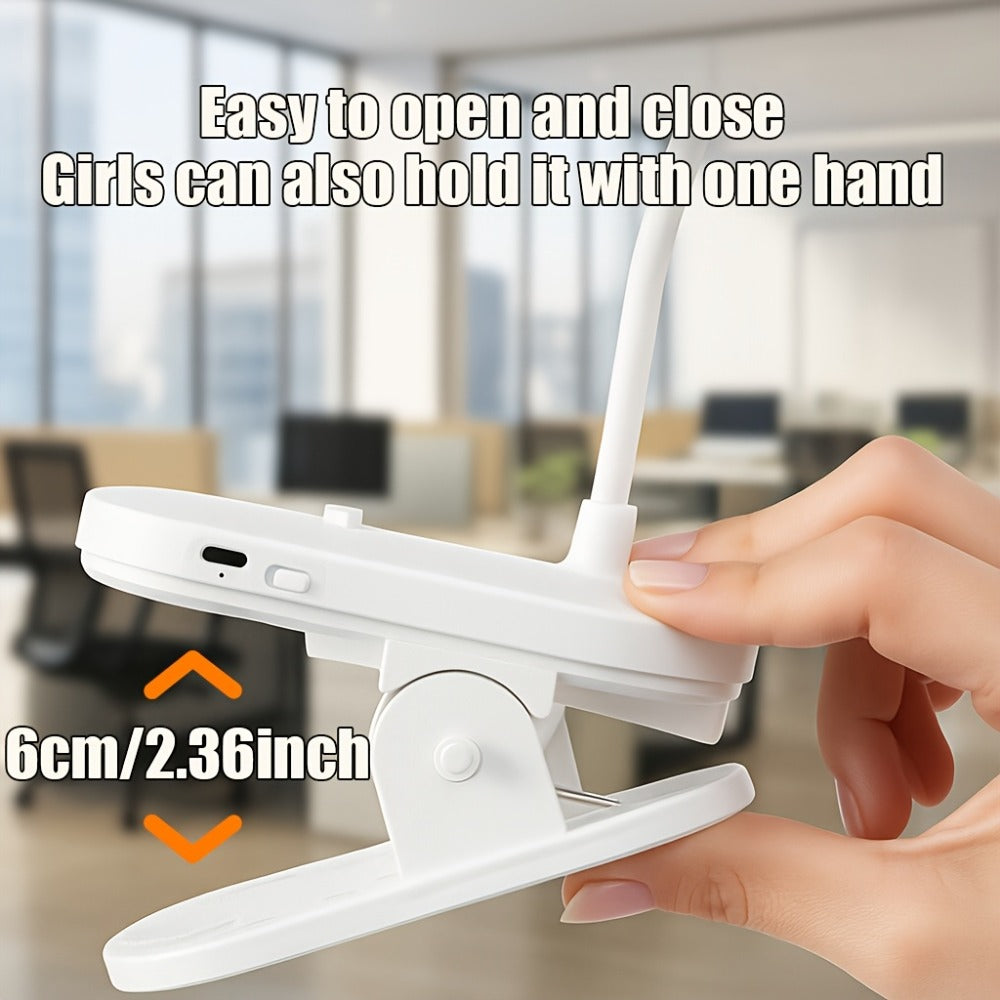 360° Gooseneck LED Desk Lamp with 3 Lighting Modes & 3 Brightness Levels – Dimmable Flexible Neck Study Lamp for Office, Home Office, Reading, Bedroom & Kids Desk