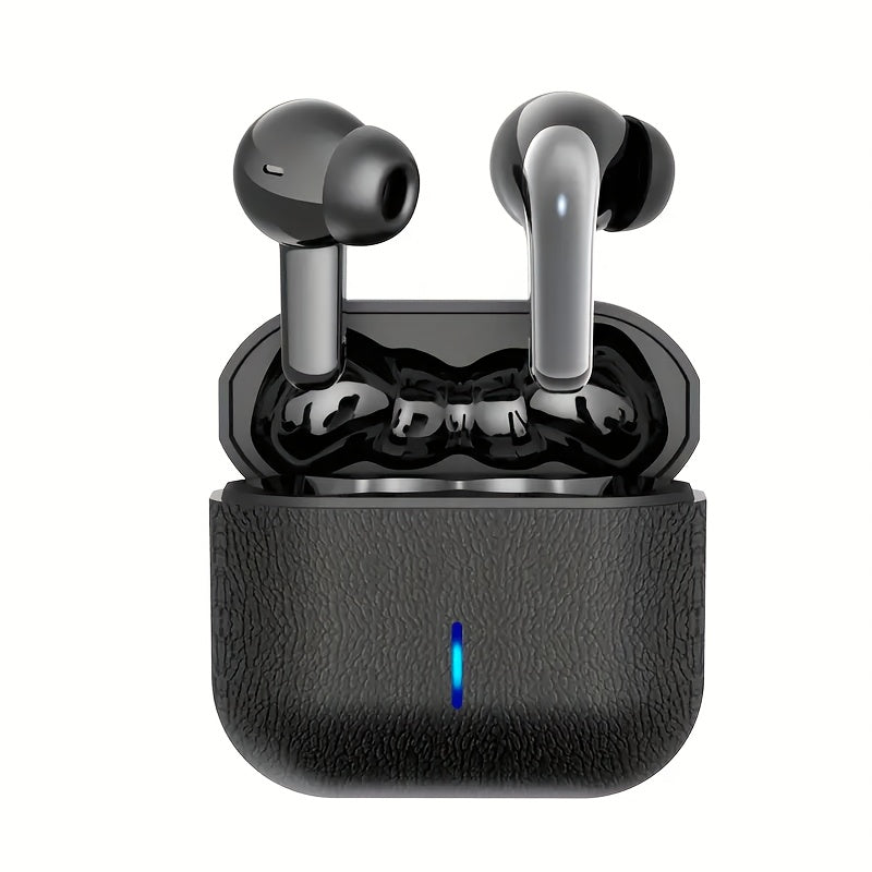 Bass Stereo Wireless Earphones Bluetooth 5.4, 40-Hour Playtime In-Ear Earbuds with Noise Cancelling Mic & LED Display, Touch Control Type-C Charging, Compatible with Laptop Tablet Phone, Sport Exercise