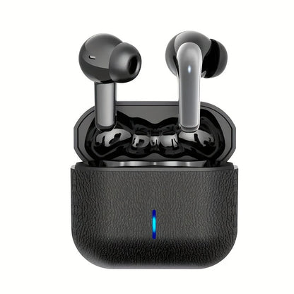 Bass Stereo Wireless Earphones Bluetooth 5.4, 40-Hour Playtime In-Ear Earbuds with Noise Cancelling Mic & LED Display, Touch Control Type-C Charging, Compatible with Laptop Tablet Phone, Sport Exercise