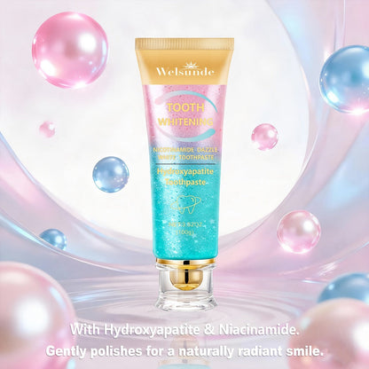 Niacinamide Toothpaste for Whitening & Deep Cleaning - Gentle Natural Care, Mint Peach Flavor, Freshens Breath, Travel-Friendly 3.52oz, Premium Daily Oral Care Toothpaste with Niacinamide