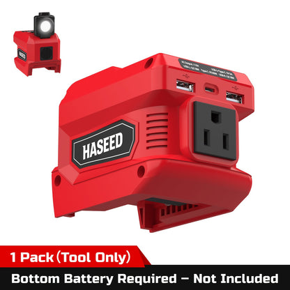 Power Inverter | DeWalt Milwaukee Battery 110V AC USB LED Work Light