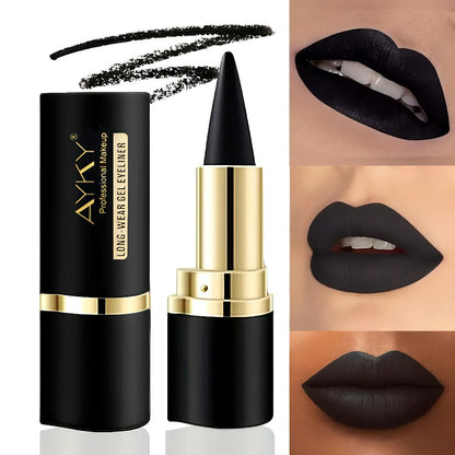 Waterproof Eyeliner Pencil 2-Pack for Women - Smudge-Proof Sweat-Resistant Black Liner, for Makeup, Travel and Everyday Vanity Use