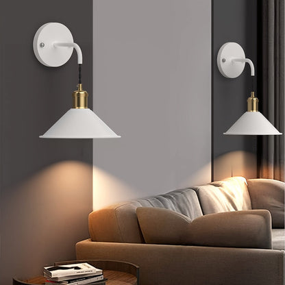 Battery-Operated Two-Light Wall Sconce Set with 13 RGB Scenes, Remote, Timer and Black or White Finish