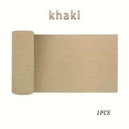 Cat Scratch Mat 55"x15" Trimmable Self-Adhesive Cat Scratching Pad for Furniture Sofa Couch Wall Door Corner Protection, Cat Scratcher Carpet with Adhesive Backing, Beige & Grey
