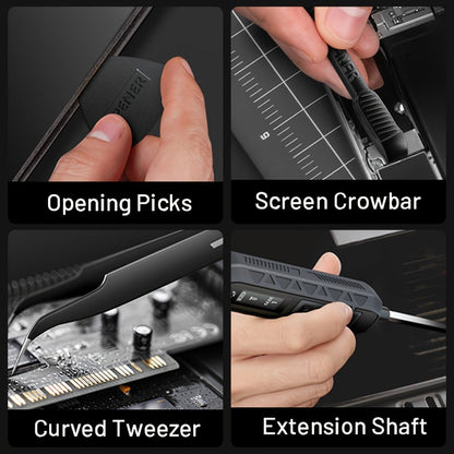 Precision Screwdriver Set 128/180 in 1, Magnetic Professional Repair Tool Kit for MacBook Laptop iPhone Xbox Game Console Tablet, Electric & Manual Versions Available