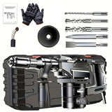 American Standard Electric Drill And Pickaxe + Common Accessories + Tool Box