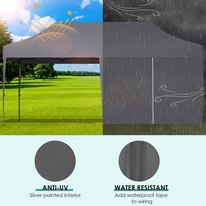 Pop Up Canopy Tent with Sidewalls | Outdoor Party Wedding Backyard