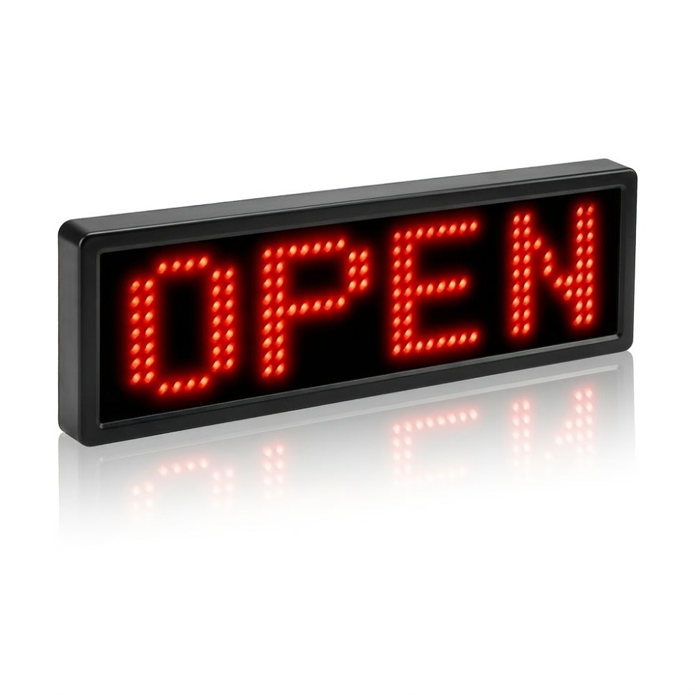Programmable LED Badge Bluetooth App Controlled – Rechargeable Scrolling Text & Logo Display, 48x12 Pixel LED Name Tag for Events, Trade Shows, Restaurants, Parties & Gifts