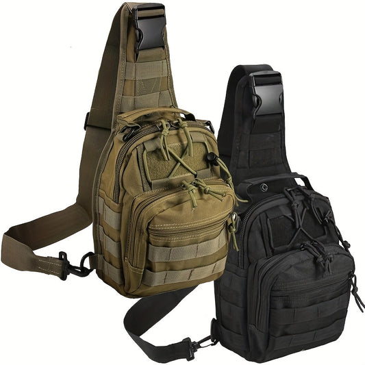 Tactical Sling Backpack – Foldable Crossbody Chest Bag for Men & Women, Large Capacity, Multi-Functional Shoulder Pack for Hiking, Travel, Fishing & Daily Commute