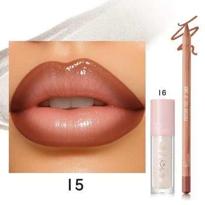 Lip Color and Liner Duo with Eight Recorded Shade Options from 14 Through 24 and Pink-Cap Tube