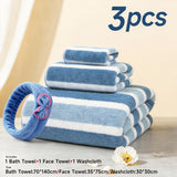 Pool Blue Three-Piece Set (Includes Hair Tie)