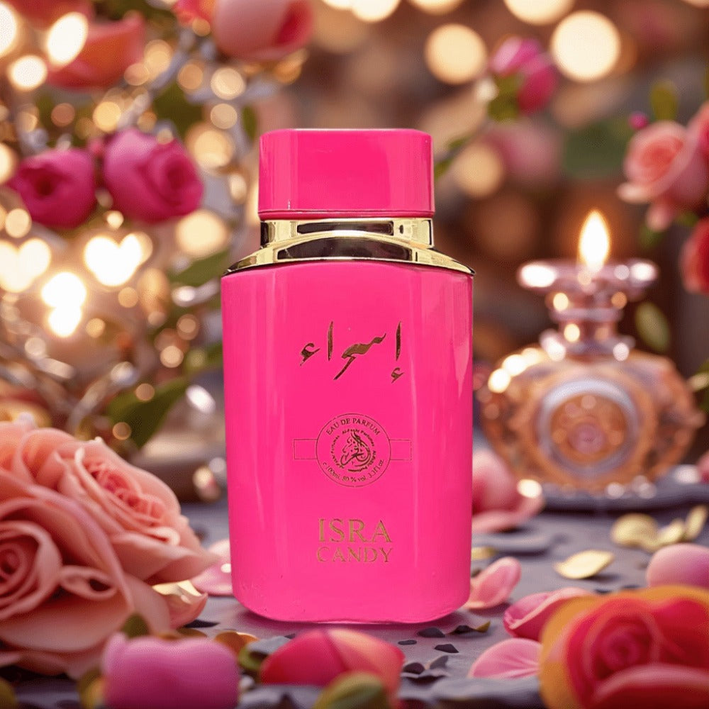 Women's Perfume Sweet Candy Eau de Parfum 3.4 oz with Fruity Floral Aroma in a Pink Bottle