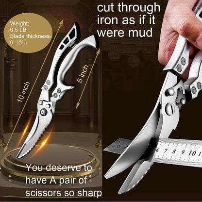 Multi-Piece Kitchen Knife Set with Stainless Steel Labels in Black Three-Piece or Brown Seven-Piece Options