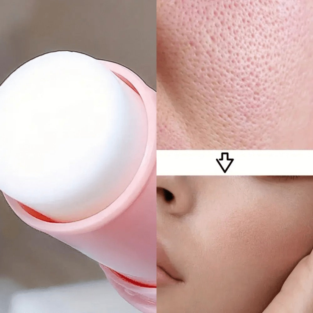 Two-Piece Matte Foundation Stick Set with Full-Coverage Formula for Oily or Combination Skin