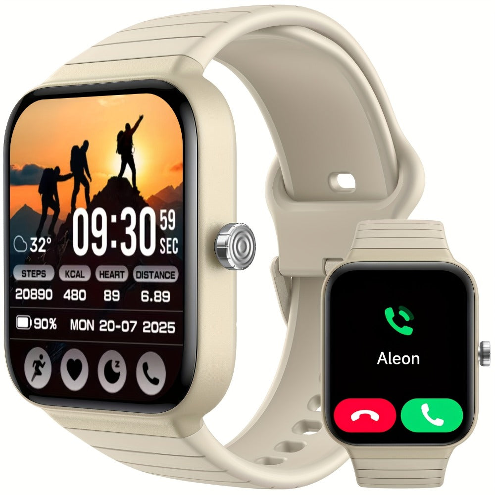 Smartwatch – with Built-in Alexa FAWEIO 1.8" HD Touch Screen, Bluetooth Calling, 100+ Sport Modes, Fitness Tracker Heart Rate Sleep…