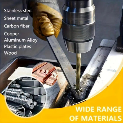 60-Piece Wire-Gauge Cobalt Drill Bit Set in Sizes 1 Through 60 with Indexed Storage Case for Metalwork