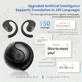 Black translation headphones