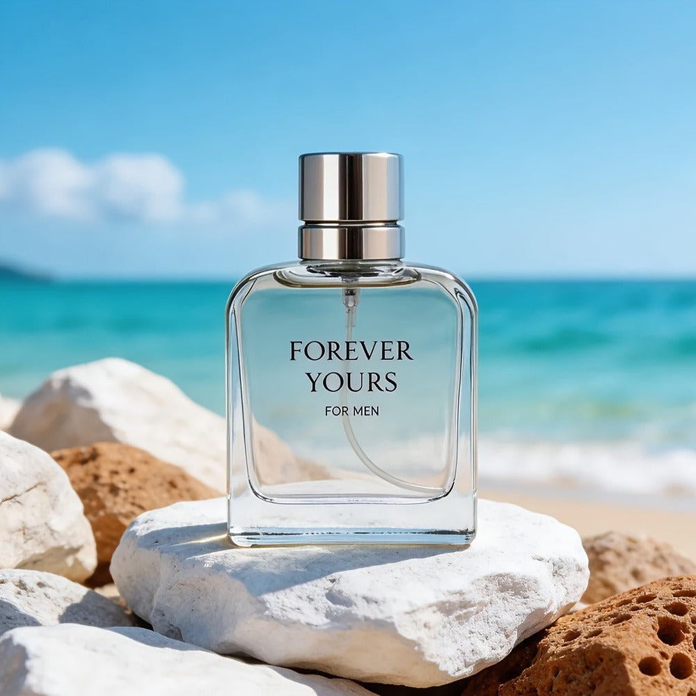 Men's Eau de Toilette Spray 3.4 oz 100 ml with Coconut, Star Anise and Ginger Scent Labels