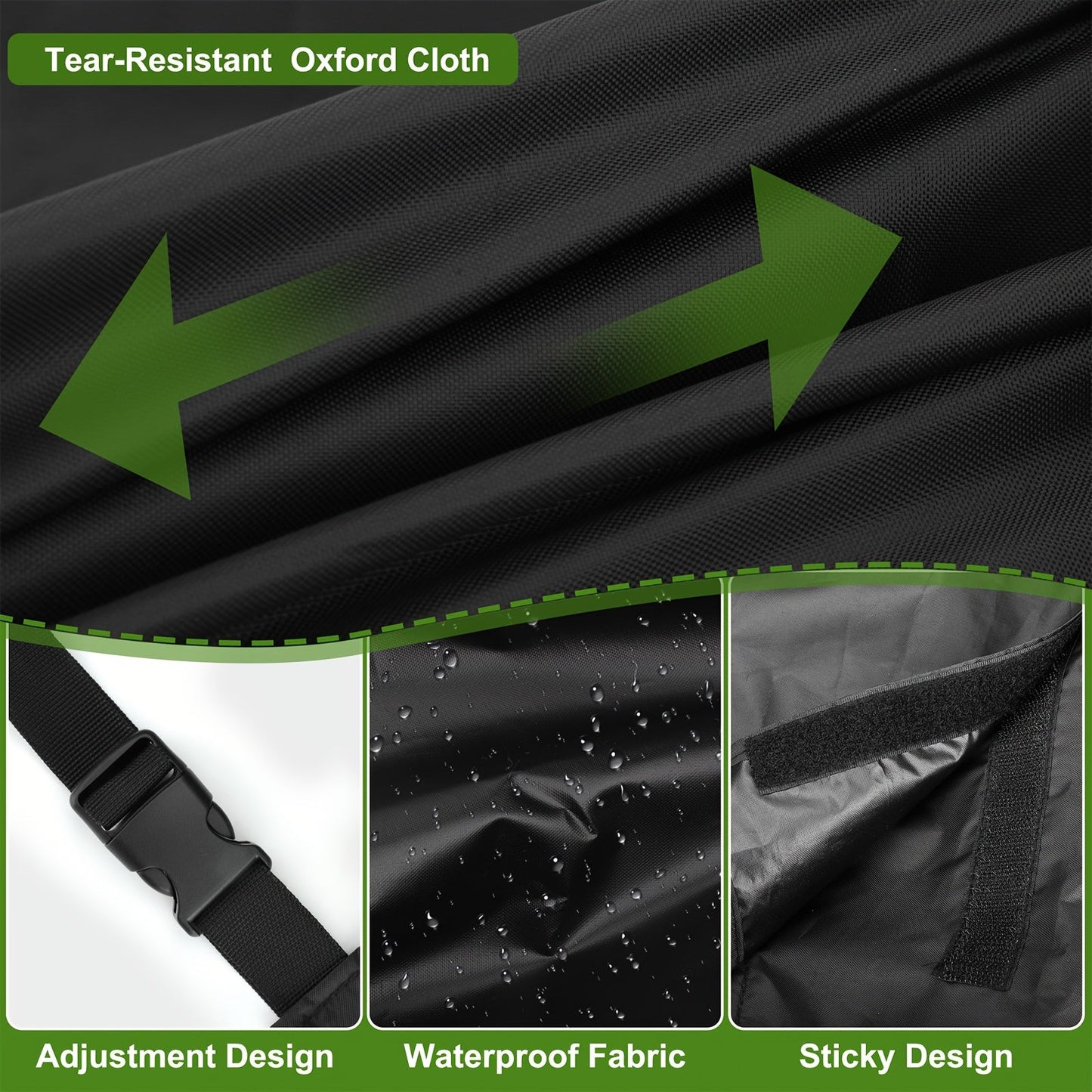 Generator Cover Heavy Duty Waterproof – Oxford Cloth Portable Generator Protector with Elastic Drawstring, UV & Rain Protection, 25.6 x 20.1 x 20.1 Inch, Black
