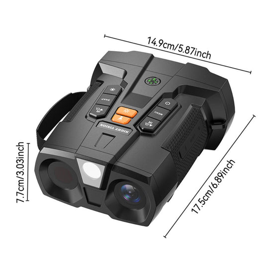 Night Vision Binoculars 4K Ultra HD with 4.5" Screen, 10X Digital Zoom & 5000mAh Battery – Digital Night Vision Goggles for Camping, Hunting, Security & Outdoor Observation, USB Rechargeable