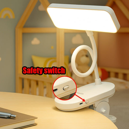 360° Gooseneck LED Desk Lamp with 3 Lighting Modes & 3 Brightness Levels – Dimmable Flexible Neck Study Lamp for Office, Home Office, Reading, Bedroom & Kids Desk