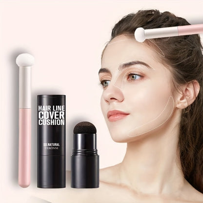 Root Touch Up Powder Stick with Brush — Instant Hair Root Concealer & Eyebrow Filler | Concentrated Paste Formula for Targeted Gray Coverage | 8 Shades for Women & Men All Hair Types