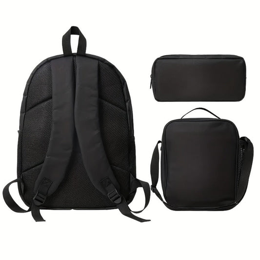 Backpack for Women – 2-Piece, Polyester, Large Capacity, for School – detail view 2