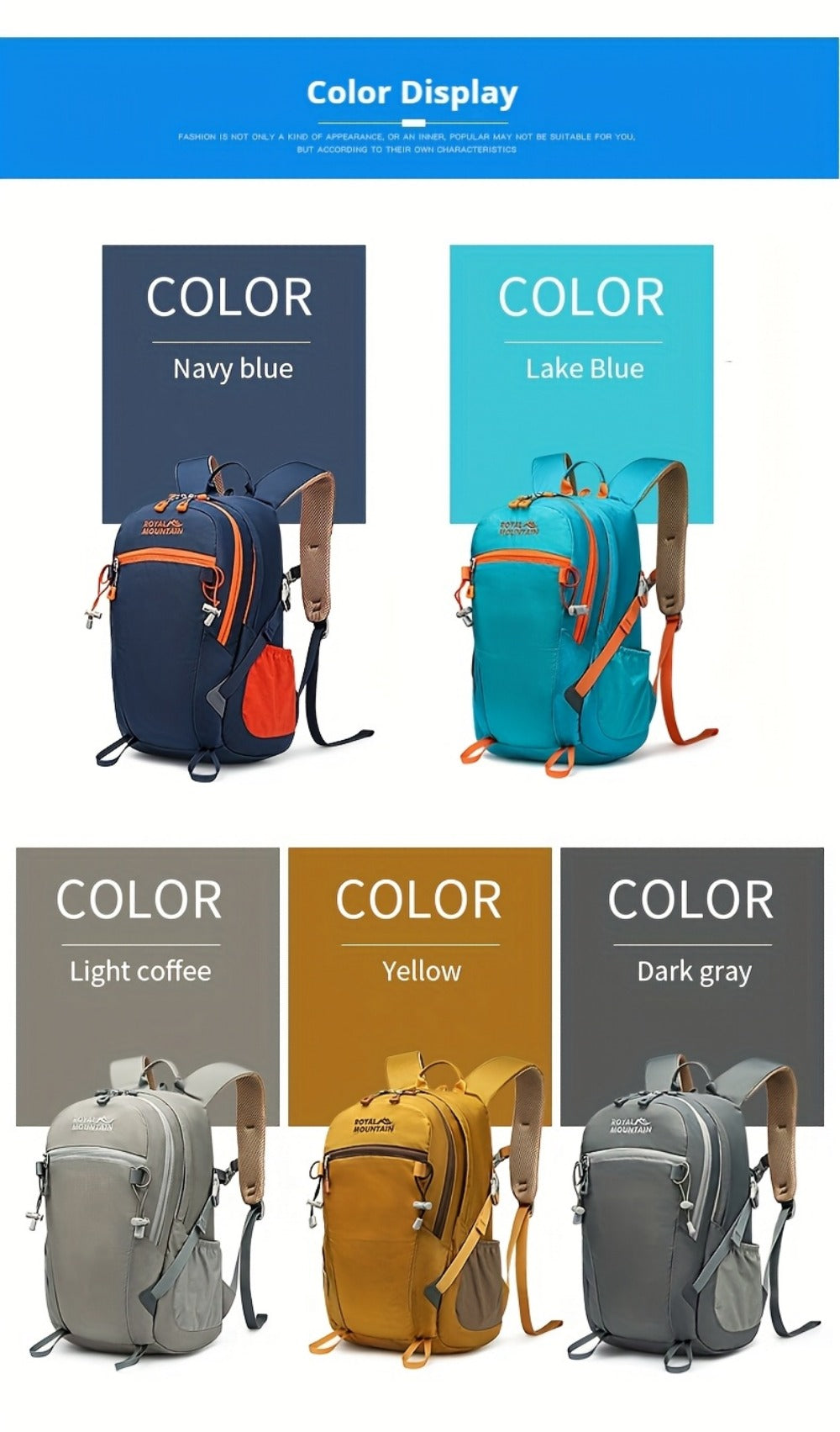 Backpack for Women – 20L, Lightweight, for Travel – detail view 14