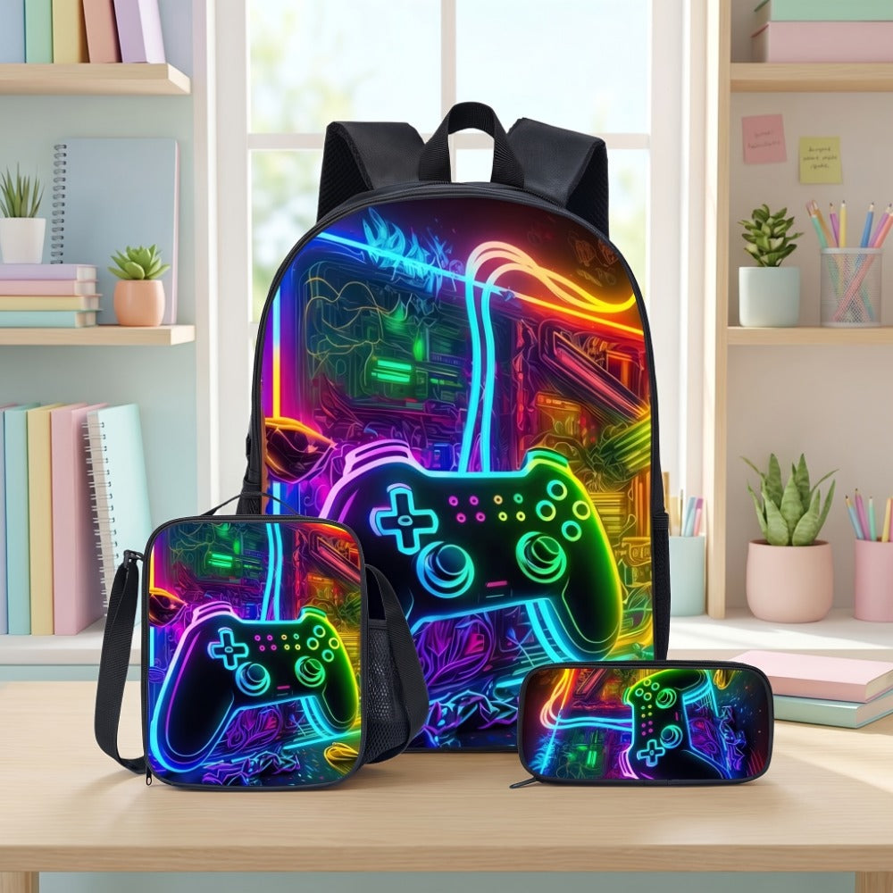 Backpack for Women – 3 Pcs, for School – detail view 3