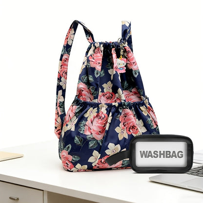 Backpack for Women – 3-Piece, Foldable, Large Capacity, for Travel – front view - product view 14