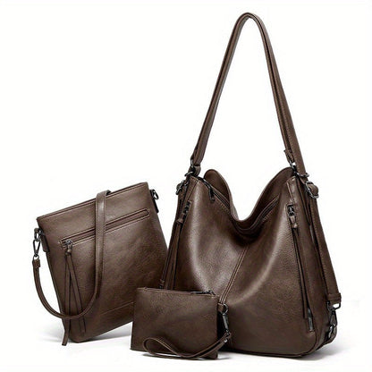 Backpack for Women – 3-Piece, Large Capacity, Convertible, for Travel & Work – detail view 41